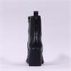 Wonders Vera Platform Block Heel Boot - Black Leather